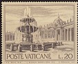 Vatican City State - 1975 - Architecture - 20 Liras - Brown - Vaticano, Architecture - Scott 573 - Sources by Roma Plaza de San Pedro - 0